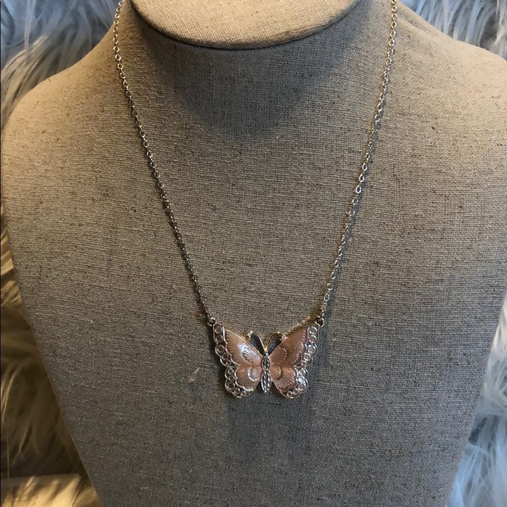 Stella and Dot Zoe Butterfly Necklace